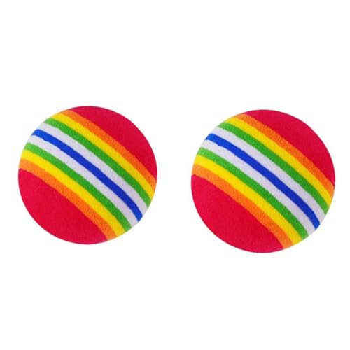 GERRIT Katzenspielzeug, Ball, bunt, Regenbogenball, Katzenspielzeug von GERRIT