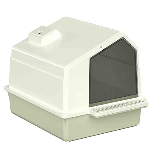 Katzentoilette, große abnehmbare Katzentoilette, vollständig geschlossene Katzentoilette mit Deckel, Streuschaufel, auslaufsicheres Katzentöpfchen, Heimstil, Heimtierbedarf, weiß (Color : Green, Siz Katzentoilette, große abnehmbare Katzentoilette, vollständig geschlossene Katzentoilette mit Deckel, Streuschaufel, auslaufsicheres Katzentöpfchen, Heimstil, Heimtierbedarf, weiß (Color : Green, Siz von GERRIT
