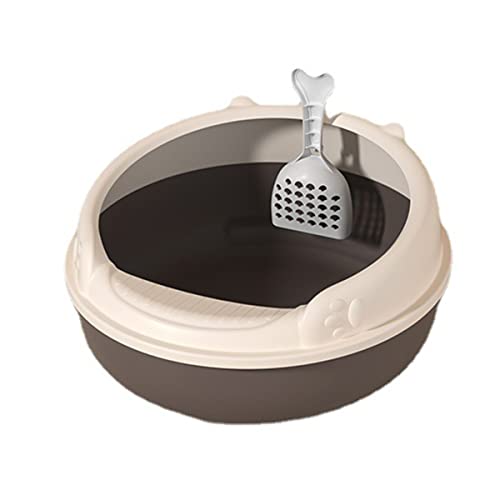 Katzentoilette mit automatischer Geruchsentfernung mit Schaufel und Matte, einfach zu montieren und zu reinigen, 41 x 41 x 40 cm Katzentoilette mit automatischer Geruchsentfernung mit Schaufel und Matte, einfach zu montieren und zu reinigen, 41 x 41 x 40 cm von GERRIT