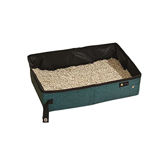 Reise-Katzentoilette, auslaufsicher, leicht, faltbar, Katzentoilette, wasserdicht, 47 x 36 x 13 cm Reise-Katzentoilette, auslaufsicher, leicht, faltbar, Katzentoilette, wasserdicht, 47 x 36 x 13 cm von GERRIT