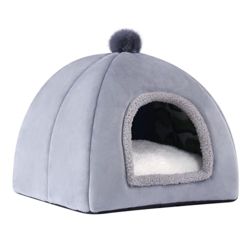Winterwarmes Katzen- und Hundezelt, verdickte Hunde, Katzenbetten for Katzen im Innenbereich, Haustierzelt, warme Katzengehege im Freien, Katzenhöhle, abgedecktes Katzenbett, passend for Welpen oder k Winterwarmes Katzen- und Hundezelt, verdickte Hunde, Katzenbetten for Katzen im Innenbereich, Haustierzelt, warme Katzengehege im Freien, Katzenhöhle, abgedecktes Katzenbett, passend for Welpen oder k von GERRIT