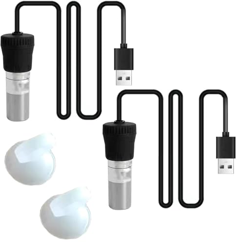 2 Pcs 5W USB-Aquarium-Heizstab, Aquarium-Heizung mit robustem Sicherheitsdesign, automatische Temperaturkontrolle, Aquarium-Heizung, entworfen für kleine Aquarien für Salzwasser und Süßwasser Aquariu von GERUI