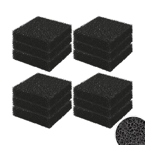 GERUI 12 pcs für bioflow 3.0 compact/H,88059 Filtermedienset,Aquarium - bioPlus fine M (Compact) - Filterschwämme fein von GERUI