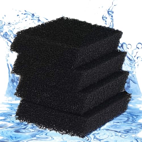 GERUI 4 Stück 88059 Kompatibel fine M Aktivkohleschwamm für bioflow 3.0 compact/H von GERUI