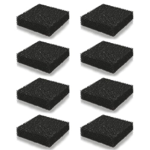 GERUI 8 Stück 88109 Kompatibel fine L Aktivkohleschwamm für bioflow 6.0 /Standard/H von GERUI
