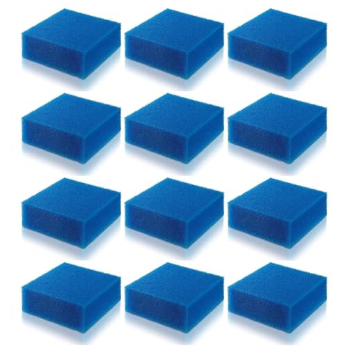GERUI Aquarium-Filterschaum für Juwel Compact/H/Bioflow 3.0/M/Bioflow Super/Bioflow Mini (Compact) Filterschwämme Fein Typ NO.88051 (12 Stück) von GERUI