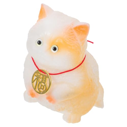 GETAJGHSD 3D Quetschspielzeug Katze für Kinder Innovatives Sensorisches Katzenspielzeug Realistisches Tischspielzeug für Geburtstagsgeschenke Pool und Dusche von GETAJGHSD