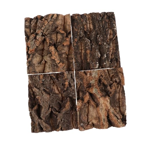 GETAJGHSD 4stücke Baumrinden-terrarien-dekor Für Klettermöglichkeiten Und Verstecke Reptilien-sonnenplattform Und Kletterast Für Schildkröten Eidechsen Und Schlangen von GETAJGHSD