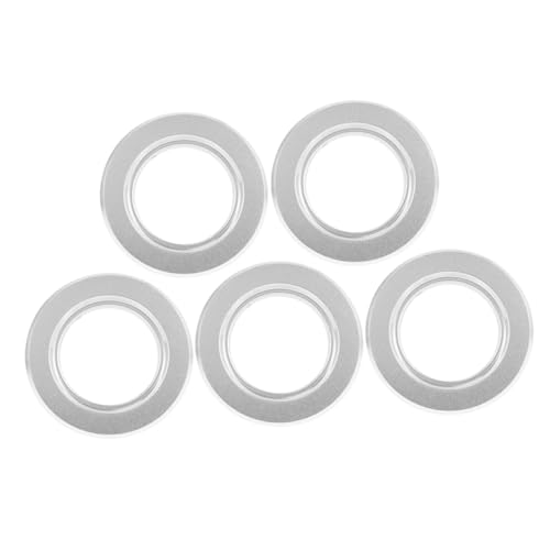 GETAJGHSD 5 Stück Teiliges Metallring für Vogelnest Schutzring aus Hochwertigem Eisen Robust und Langlebig Installieren Geeignet für Papageien Nistkästen und Brutkäfige Silberfarben von GETAJGHSD