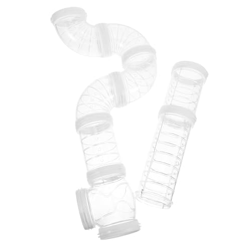 GETAJGHSD Hamster Tunnel DIY Spielplatz Transparentes Röhrensystem Geräuscharm Sicher für Hamster Mäuse Kleintiere Haustierspielzeug GETAJGHSD Hamster Tunnel DIY Spielplatz Transparentes Röhrensystem Geräuscharm Sicher für Hamster Mäuse Kleintiere Haustierspielzeug von GETAJGHSD
