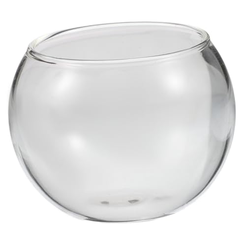 GETAJGHSD Mini Aquarium Glas Fischschale Für Puppenhaus Deko Transparentes Design Für Arrangements Und Kreative Dekorationen Als Tischvase Oder Accessoire von GETAJGHSD