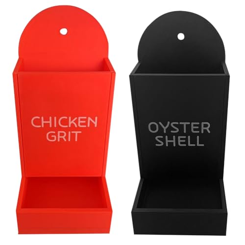 GETBSTOOP HICKE Oyster Hause UND KRITTER Feeder Huhn Kein Abfall Coop Accessoires (Set C) von GETBSTOOP
