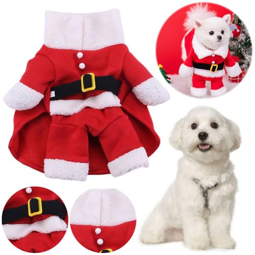 GETBSTOOP Haustier-Weihnachtskostüme, Hundeanzug, Weihnachtsmann-Anzug, Weihnachtshaustier-Kleidung, Haustier-Weihnachtsumhang, Hund, Katze, Weihnachtskostüm, Weihnachtsmann GETBSTOOP Haustier-Weihnachtskostüme, Hundeanzug, Weihnachtsmann-Anzug, Weihnachtshaustier-Kleidung, Haustier-Weihnachtsumhang, Hund, Katze, Weihnachtskostüm, Weihnachtsmann von GETBSTOOP