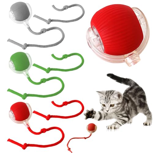 GETBSTOOP Interaktives Katzenspielzeug for Hauskatzen, Katzenspielzeug for gelangweilte Erwachsene Hauskatzen, wiederaufladbares Spielzeug mit unregelmäßiger Bewegung GETBSTOOP Interaktives Katzenspielzeug for Hauskatzen, Katzenspielzeug for gelangweilte Erwachsene Hauskatzen, wiederaufladbares Spielzeug mit unregelmäßiger Bewegung von GETBSTOOP