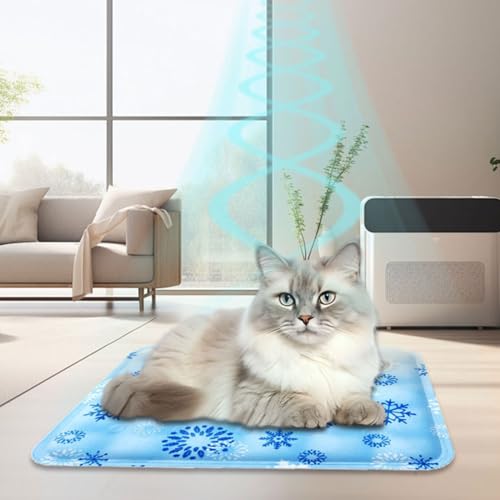 GETBSTOOP Sommer-Hundekühlmatte, Wassereinspritzung, kühlendes Hundebett, Katzenkühlmatte, waschbares Haustier-Kühlkissen for Hunde und Katzen GETBSTOOP Sommer-Hundekühlmatte, Wassereinspritzung, kühlendes Hundebett, Katzenkühlmatte, waschbares Haustier-Kühlkissen for Hunde und Katzen von GETBSTOOP