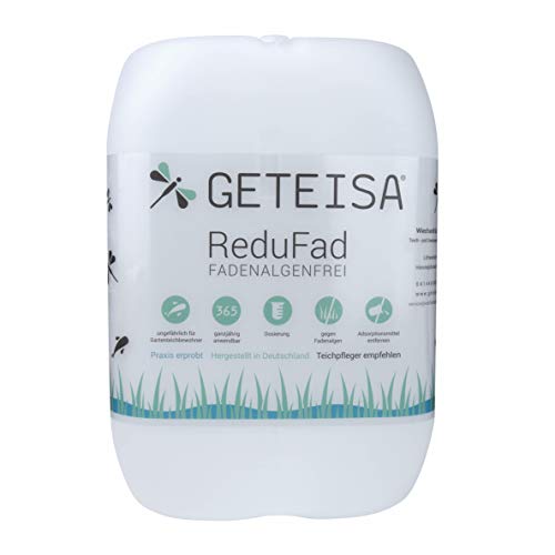 GETEISA ReduFad 5kg - Hochwirksamer Fadenalgenvernichter für Teiche, Gartenteiche und Koiteiche - Dauerhafte Algenbekämpfung und Nährstoffentzug, Naturnahe Formel, Made in Germany von GETEISA