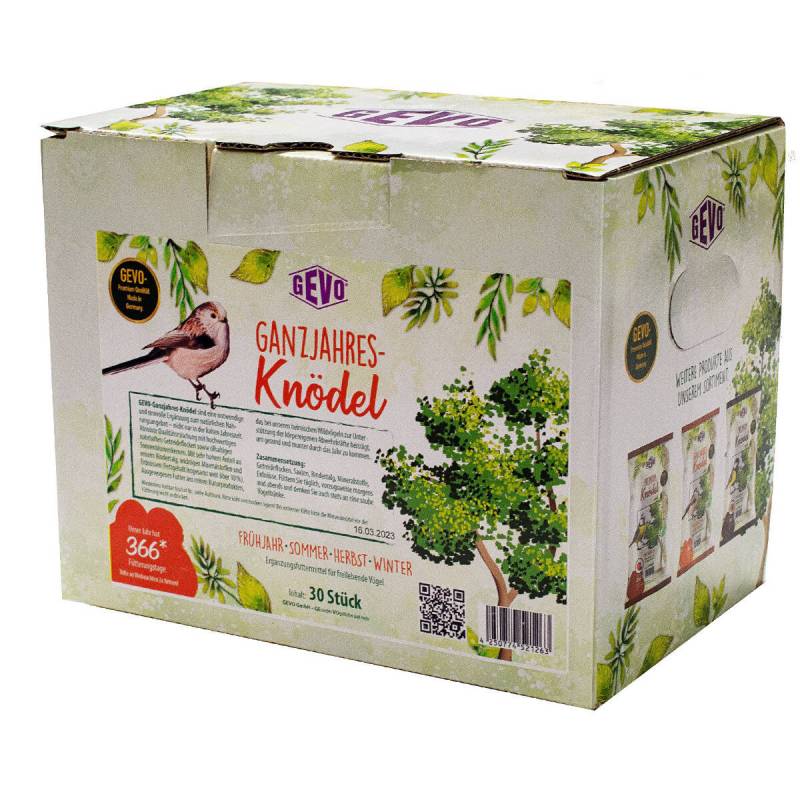 Gevo Ganzjahresknödel 30 Stück à 90 g (Karton) Ohne Netz von GEVO