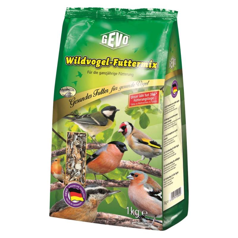 Gevo Wildvogel-Futtermix 1 kg Für die Ganzjahresfütterung von GEVO