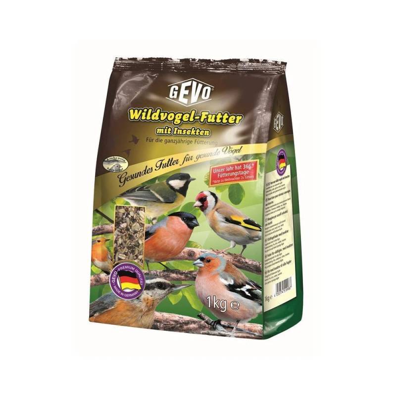 Gevo Wildvogelfutter mit Insekten 1 kg Mit Insekten Gevo Wildvogelfutter mit Insekten 1 kg Mit Insekten von GEVO