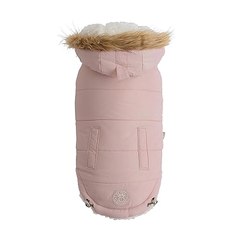 GF PET Urban Parka - Winddichter & Isolierter Wintermantel für Hunde - Stylische & Bequeme Parka Jacke - Verstellbare Passform - L, Rosa von GF Pet