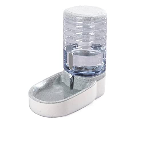 Automatischer Haustiertränker, 3,8 l, großer Getreideeimer, Katzen-Wasserbrunnen, Hundenapf, automatischer Haustier-Futterspender (Nainaihuiyinshuiqi) von GFHSUIEUUUUBF