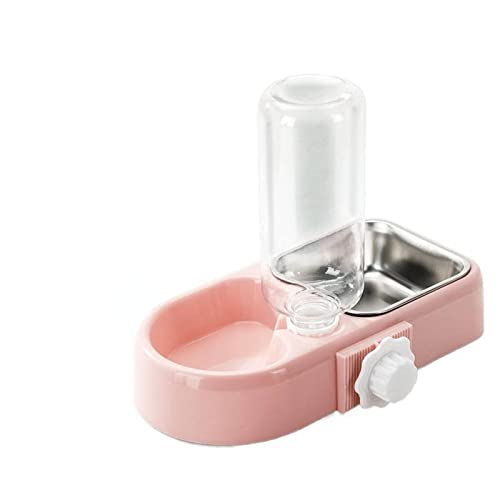 Automatischer hängender Käfig-Typ Wasserbrunnen Hängekäfig Wasserspender Automatischer Haustier-Futterspender Hunde-Set Haustierbedarf (Fensegualongshuangwan) von GFHSUIEUUUUBF