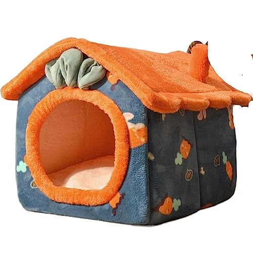 Haustierbetten, Haustierschlafhaus, Zelt, Bett, kleines Hunde- und Katzennest, Kissen, abnehmbare Sofa-Matte, Haustierkorb (Farbe: C, Größe: S) (C groß) von GFHSUIEUUUUBF