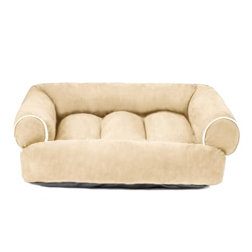 Hundebett Haustier Hundebett Sofa Herbst und Winter Schlafendes Hundehaus Haustiernest Warmes Hundebett Haustierbedarf Katzenbett (Farbe: B, Größe: 5X-Large) (L 3X) von GFHSUIEUUUUBF