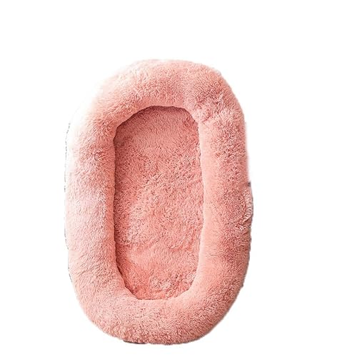 Hundebett Haustierbett mit gepolstertem Hundebett Haustierunterlage aus Plüsch, vier Jahreszeiten, universelles Haustierbett, abnehmbar und waschbar, mehrfarbiges Katzenbett (Farbe: E, Größe: A) (B A) von GFHSUIEUUUUBF