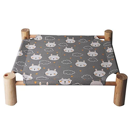 Hundebett Katzenbett Hundebett Haustierbett Tragbare Erhöhung Atmungsaktiv Abnehmbares Katzenklo Bett Strapazierfähiges Segeltuch Haustierbedarf (Farbe: F) (E) von GFHSUIEUUUUBF