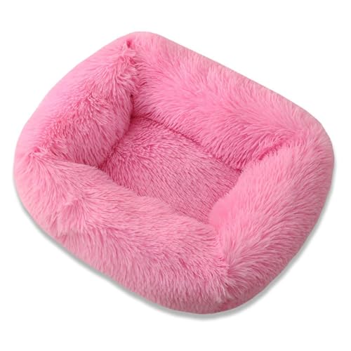 Hundebett aus Plüsch, quadratisch, für vier Jahreszeiten, universelles Haustierzubehör, Hundenest, geeignet zum Schlafen, Hundehaus, Katzennest, Haustierbedarf, Katzenbett (Farbe: L, Größe: 65 x 55 x Hundebett aus Plüsch, quadratisch, für vier Jahreszeiten, universelles Haustierzubehör, Hundenest, geeignet zum Schlafen, Hundehaus, Katzennest, Haustierbedarf, Katzenbett (Farbe: L, Größe: 65 x 55 x von GFHSUIEUUUUBF