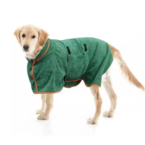 Hundehandtuch, Hunde-Badetuch, wasserabsorbierender Bademantel, Größe Hund Reinigung, Ganzkörperverpackung und Trocknen (Größe L: von GFHSUIEUUUUBF