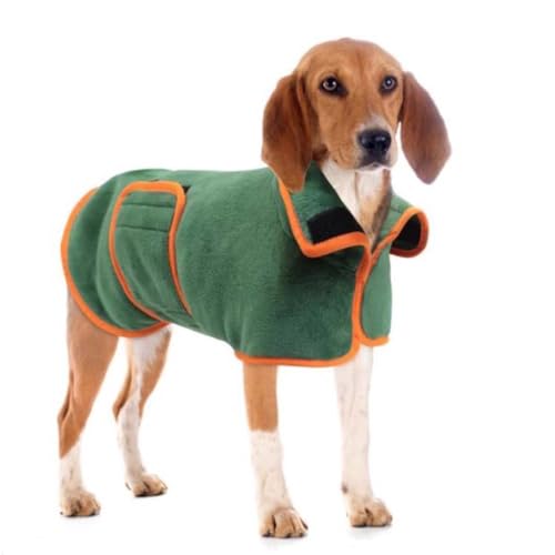 Hundehandtuch, vollständig verpackt und getrocknet, einfach und praktisch, weich und hautfreundlich, mit starker Wasseraufnahme (Farbe: Gelb, Größe: Medium) (Gelb X) von GFHSUIEUUUUBF