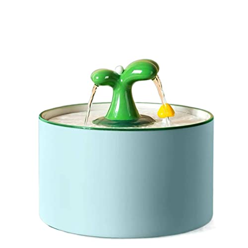 Katzen-Wasserbrunnen Wasserbrunnen Hund Wasserbrunnen Mobile Unplugged Mouth Nassfest Haustier Katze Supplies (Shumiaoxiaohaolanse) von GFHSUIEUUUUBF