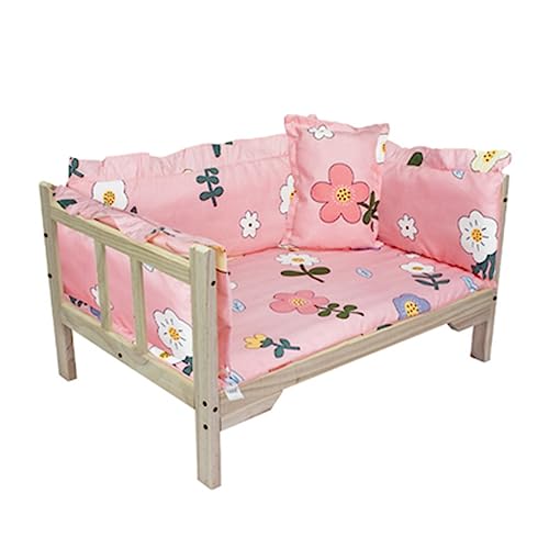 Katzenbett, Hundebett, Haustierbett, beruhigendes Katzenbett, aus Holz, geeignet für kleine bis mittelgroße Hunde und Katzen, geeignet für Haustiere mit einer Länge von 109 cm. (Farbe: A2, Größe: XL) Katzenbett, Hundebett, Haustierbett, beruhigendes Katzenbett, aus Holz, geeignet für kleine bis mittelgroße Hunde und Katzen, geeignet für Haustiere mit einer Länge von 109 cm. (Farbe: A2, Größe: XL) von GFHSUIEUUUUBF