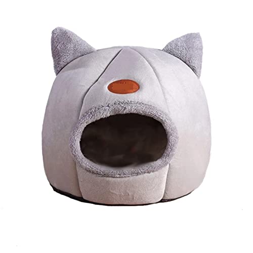 Katzenhängematten, Katzenbett, kleine Matte, Korb, Hundehaus, Haustierzelt, bequemes Höhlennest für den Innenbereich (Größe: groß) (Einheitsfarbe X) von GFHSUIEUUUUBF