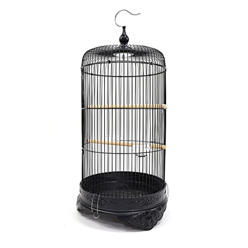 Vogelkäfig Vintage Runder Metall Vogelkäfig Papageienkäfig Pfingstrose Tigerhaut Zierkäfig Geeignet für Sittiche Kanarienvögel Papagei Vogelkäfig Vogelkäfig Vintage Runder Metall Vogelkäfig Papageienkäfig Pfingstrose Tigerhaut Zierkäfig Geeignet für Sittiche Kanarienvögel Papagei Vogelkäfig von GFHTRELY