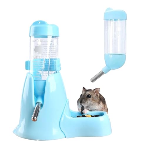 Hamster Trinkflasche, 3-In-1 für Häschen, Trinkflasche Kaninchen, Automatischen Wassertrinken Spender, für Hamster, Hasen, Chinchillas, Meerschweinchen, Igel, Frettchen und Viele Andere Kleine Tiere von GFTCGK