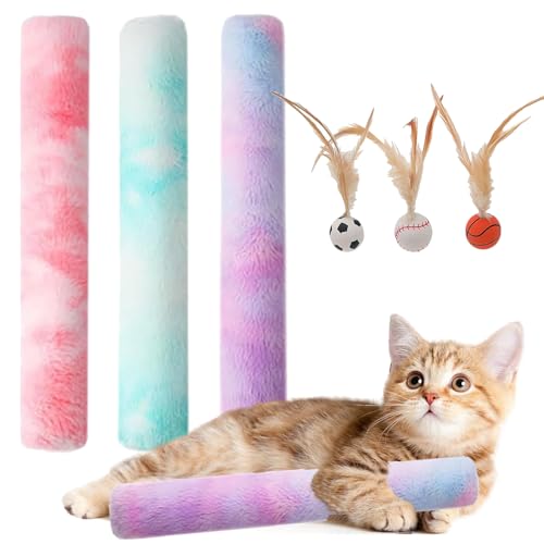 GFTCGK 3 Stück Katzenminze Kissen,3 Stück Katzenspielzeug Katzenminze-Kopfkissen Für Katzen Weiches Kissen Mit Baumwolle Und Katzenminze Gefüllt, Selbstvergnügen Relief Katzen Spielzeug Kissen GFTCGK 3 Stück Katzenminze Kissen,3 Stück Katzenspielzeug Katzenminze-Kopfkissen Für Katzen Weiches Kissen Mit Baumwolle Und Katzenminze Gefüllt, Selbstvergnügen Relief Katzen Spielzeug Kissen von GFTCGK