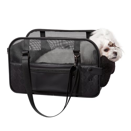 Haustier Expansions Rucksüke für Hund und Katzen mit Front Opening-Mesh Fenstertaschen, Tragbare und Erweiterbare Ourdoor Faltbarer Raum Tragetasche (Grau) von GGW