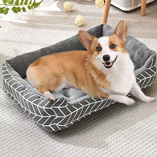 GGoty Weiches Hundebett, mittelgroße Hundekäfig-Matratze, ultra-bequem, Haustierbett, Korb, Hundehütte, Hundekissen, waschbar, 90 x 70 cm, 2XL, Muster A GGoty Weiches Hundebett, mittelgroße Hundekäfig-Matratze, ultra-bequem, Haustierbett, Korb, Hundehütte, Hundekissen, waschbar, 90 x 70 cm, 2XL, Muster A von GGoty