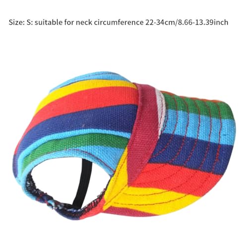 Hunde Baseball Cap Sommer Outdoor Haustier Visor Hut Welpe Reise Sport Sun Hut farbige Hunde Baseballkappe von GGpone