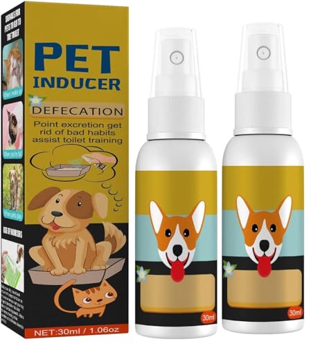 GHEART Haustier-Töpfchentrainingsspray, Haustier-Töpfchentrainingsspray für Katzen, Hundetoiletten-Trainingshilfe, Hundetrainings-Spray, Hundetöpfchentrainingsspray, Hundetöpfchentrainingsspray, 2 von GHEART