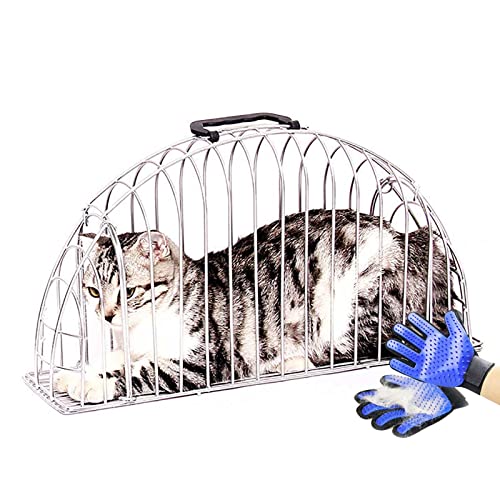 Haustier-Katzenbad, tragbarer Katzenkäfig, Katzenpflegetasche, Katzen-Duschkäfig, Hundebadekäfig, Haustier-Nageltrimmkäfig, Haustier-Haartrockner, Reinigungskäfig, Reisekäfig, Hundepflege, Haus von GHKFEJGDEN