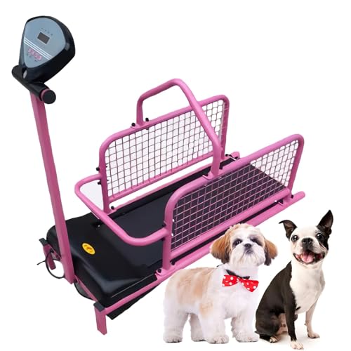 Hundelaufband for große und kleine Hunde, Haustier-Fitness-Laufband mit LCD-Display, elektrisches Haustier-Laufgerät mit Sicherheitszaun und einstellbaren Geschwindigkeiten, for Indoor-Übungen Hundelaufband for große und kleine Hunde, Haustier-Fitness-Laufband mit LCD-Display, elektrisches Haustier-Laufgerät mit Sicherheitszaun und einstellbaren Geschwindigkeiten, for Indoor-Übungen von GHRERTX