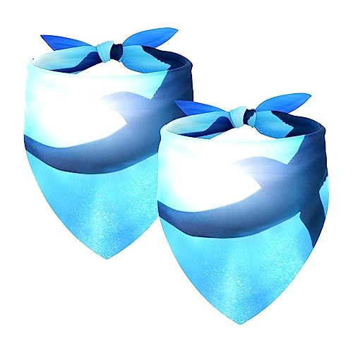 2Pcs Hunde Bandanas Hochzeit Foto Requisite Lätzchen Haustier Zubehör Haustier Schal Katzen Bandana für Hunde Welpen,Fischblaues Meer 2Pcs Hunde Bandanas Hochzeit Foto Requisite Lätzchen Haustier Zubehör Haustier Schal Katzen Bandana für Hunde Welpen,Fischblaues Meer von GIAPB