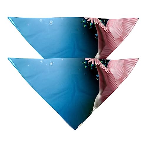 2Pcs Hundehalstücher Schals Lätzchen Haustierhalstücher verstellbares Zubehör für kleine bis große Hunde Welpen Katzen,Tierischer Flamingo Vogel 2Pcs Hundehalstücher Schals Lätzchen Haustierhalstücher verstellbares Zubehör für kleine bis große Hunde Welpen Katzen,Tierischer Flamingo Vogel von GIAPB