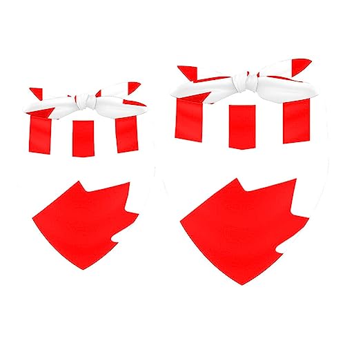 2Pcs Hundehalstücher Taschentücher Schals Lätzchen Kopftücher Schals Zubehör für Hunde Katzen Haustierliebhaber,Amerikanische Kanada Flagge 2Pcs Hundehalstücher Taschentücher Schals Lätzchen Kopftücher Schals Zubehör für Hunde Katzen Haustierliebhaber,Amerikanische Kanada Flagge von GIAPB
