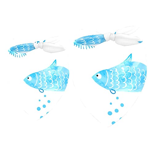 2Pcs Hundehalstücher Taschentücher Schals Lätzchen Kopftücher Schals Zubehör für Hunde Katzen Haustierliebhaber,Blaue Quallen und Fische 2Pcs Hundehalstücher Taschentücher Schals Lätzchen Kopftücher Schals Zubehör für Hunde Katzen Haustierliebhaber,Blaue Quallen und Fische von GIAPB