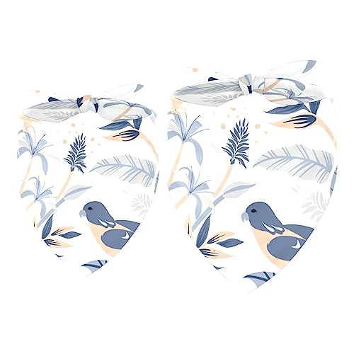 2Pcs Hundehalstücher Taschentücher Schals Lätzchen Kopftücher Schals Zubehör für Hunde Katzen Haustierliebhaber,Vogel und Blätter 2Pcs Hundehalstücher Taschentücher Schals Lätzchen Kopftücher Schals Zubehör für Hunde Katzen Haustierliebhaber,Vogel und Blätter von GIAPB